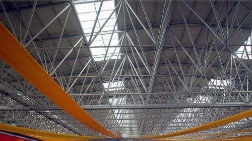 汾阳加油站网架加工